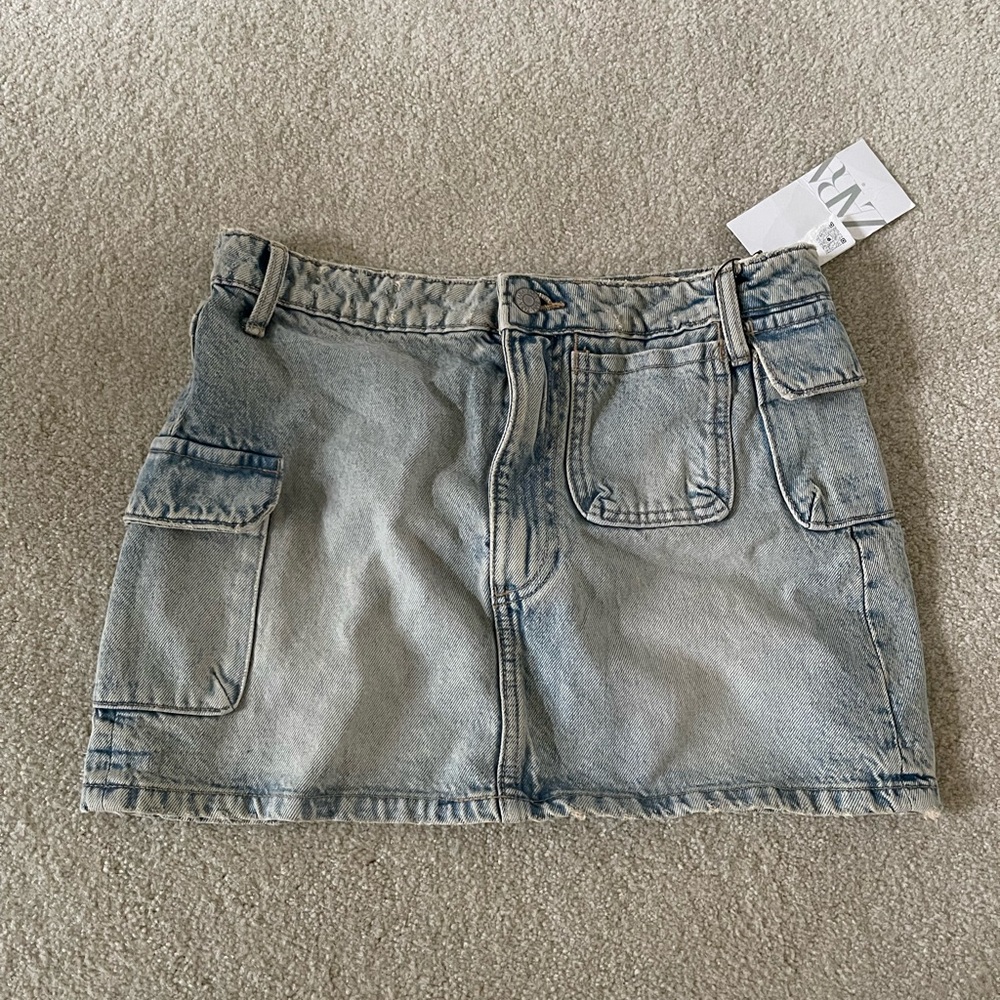 Zara Denim Mini Skirt